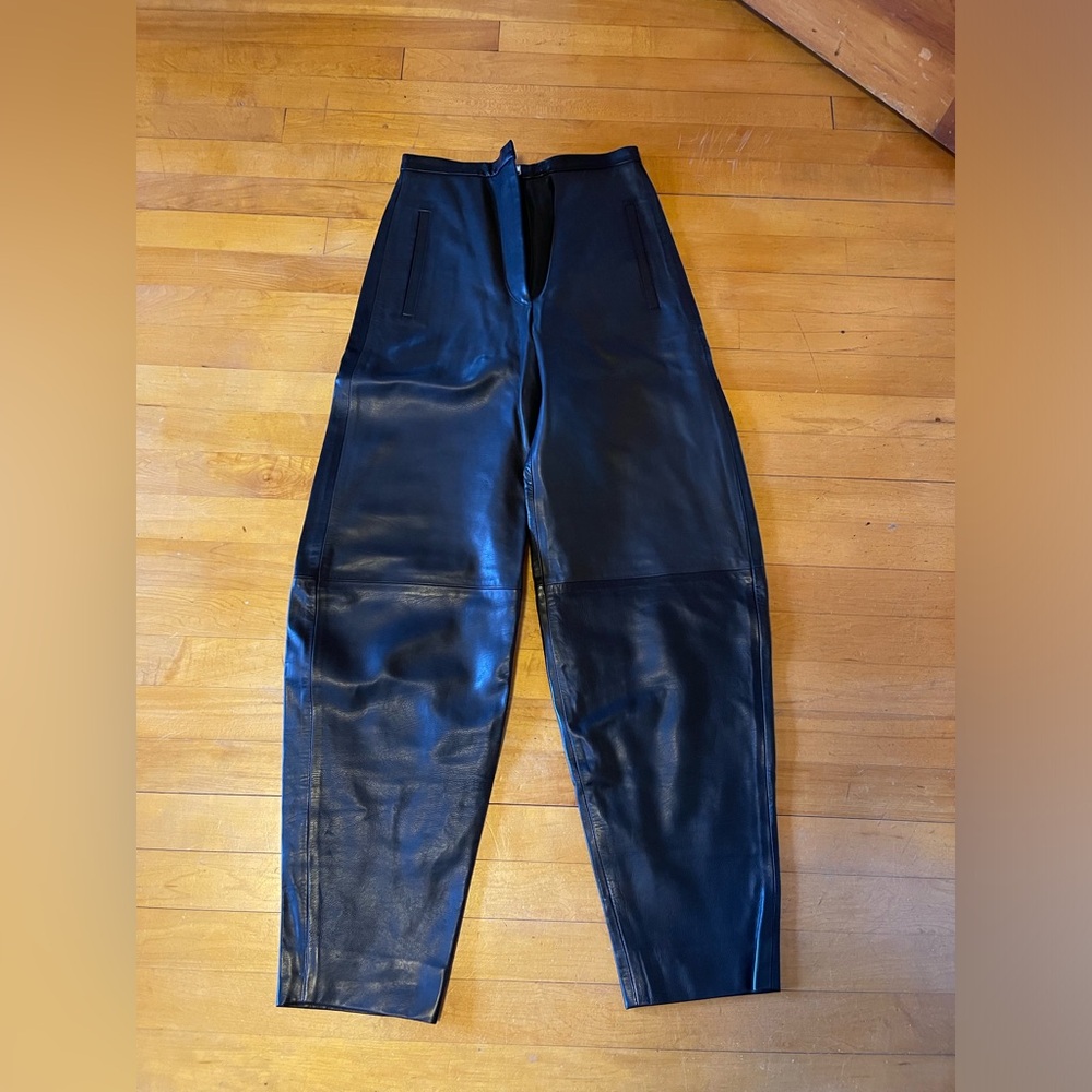 Khaite Ashford Leather Pants Size 2